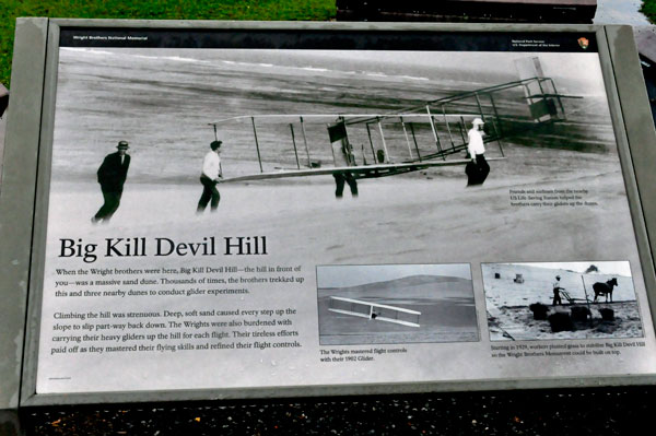 Big Kill Devil Hill sign
